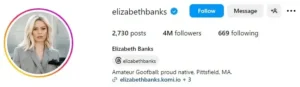 Elizabeth Banks Instagram