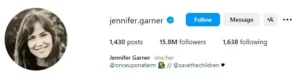 Jennifer Garner Instagram