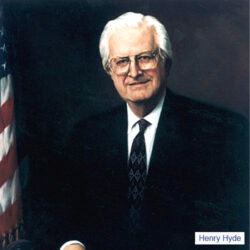 Henry Hyde, the Republican chair of the House Judiciary Committee