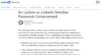 Post of Vicente Silveira in response to 2012 LinkedIn Hack