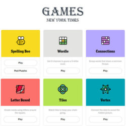 New York Times Wordle and other Games Gallery