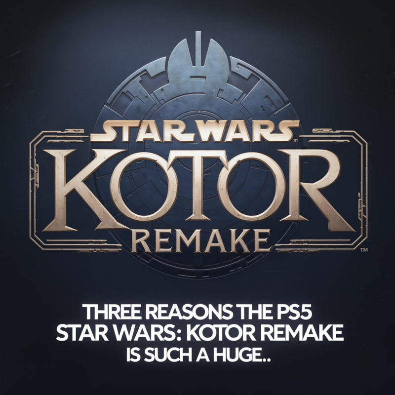 three reasons the ps5 star wars: kotor remake is such a huge ...