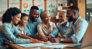 Family Discussing Family Business