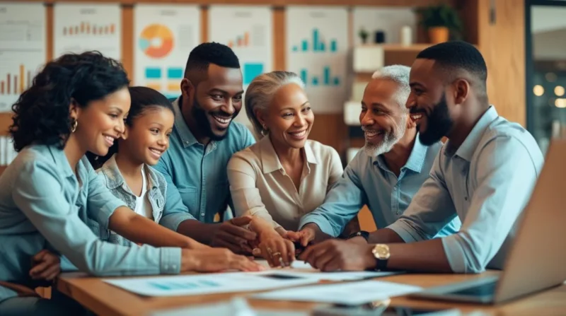 Family Discussing Family Business