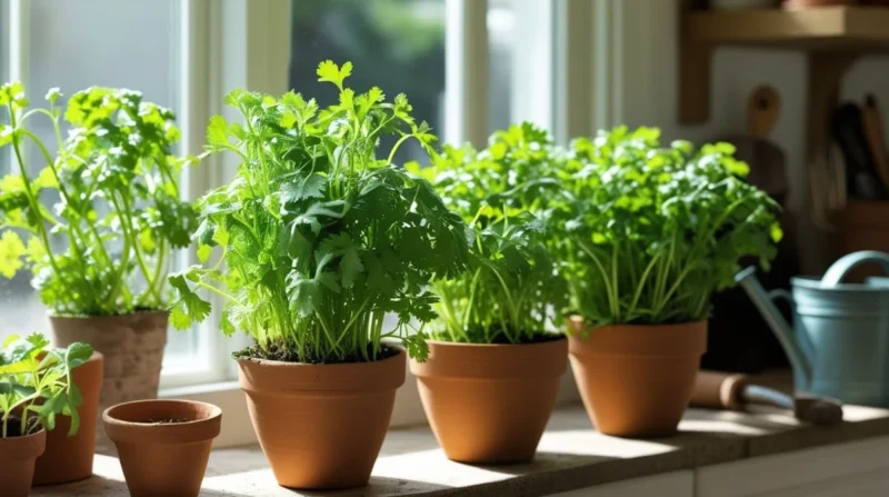 Growing Kinza Herb at Home