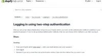 Shopify Authenticator App