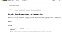 Shopify Authenticator App