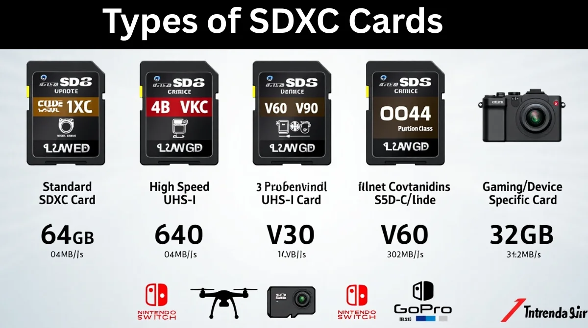 Types of SDXC Cards