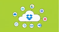 Various cloud service logos representing Dropbox alternatives for safe and easy file storage.
