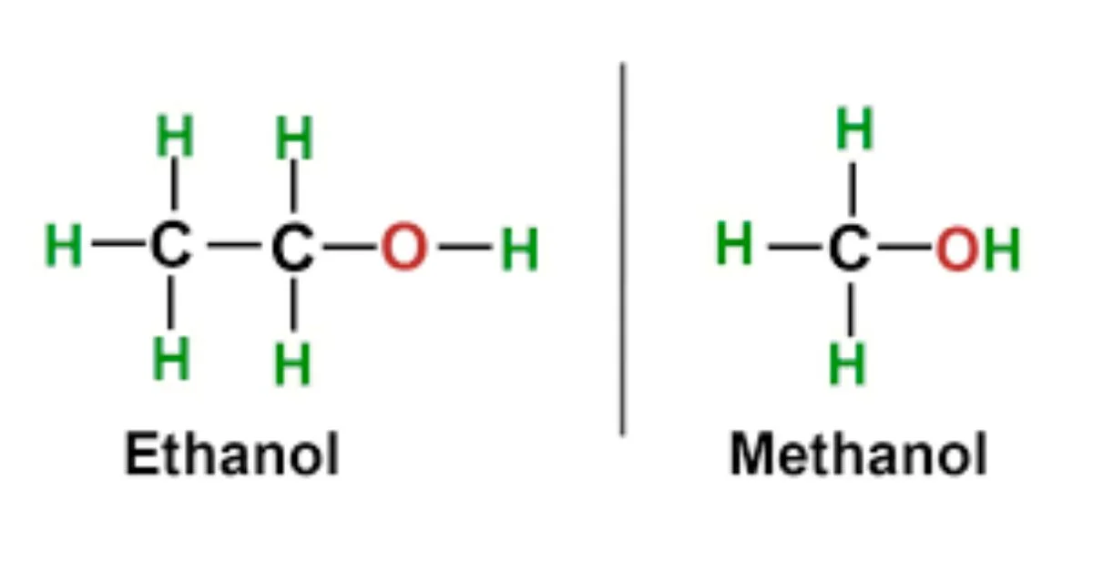 Chemical Formula of Methanol and Ethanol