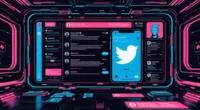 twstalker homepage with Twitter search bar for anonymous browsing.
