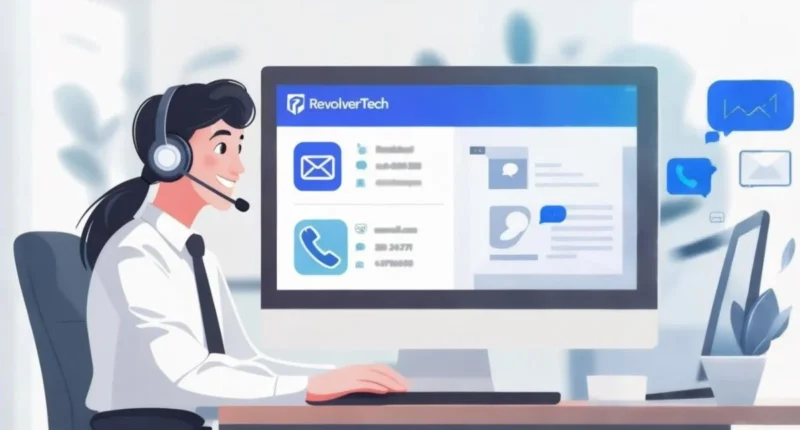 Image of Revolve Tech system men working on it.