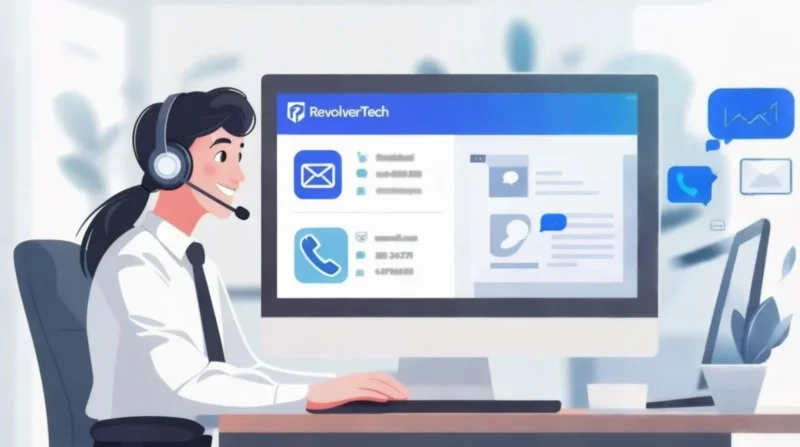 Image of Revolve Tech system men working on it.