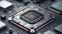 illustration showing how microscopic chips function, with examples of their applications in technology, medicine, and future innovations across industries.