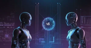 Visual comparison of Gemini and GPT o3 showing AI capabilities in text, code, and multimodal tasks