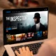 Internet Archive Movies banner in laptop