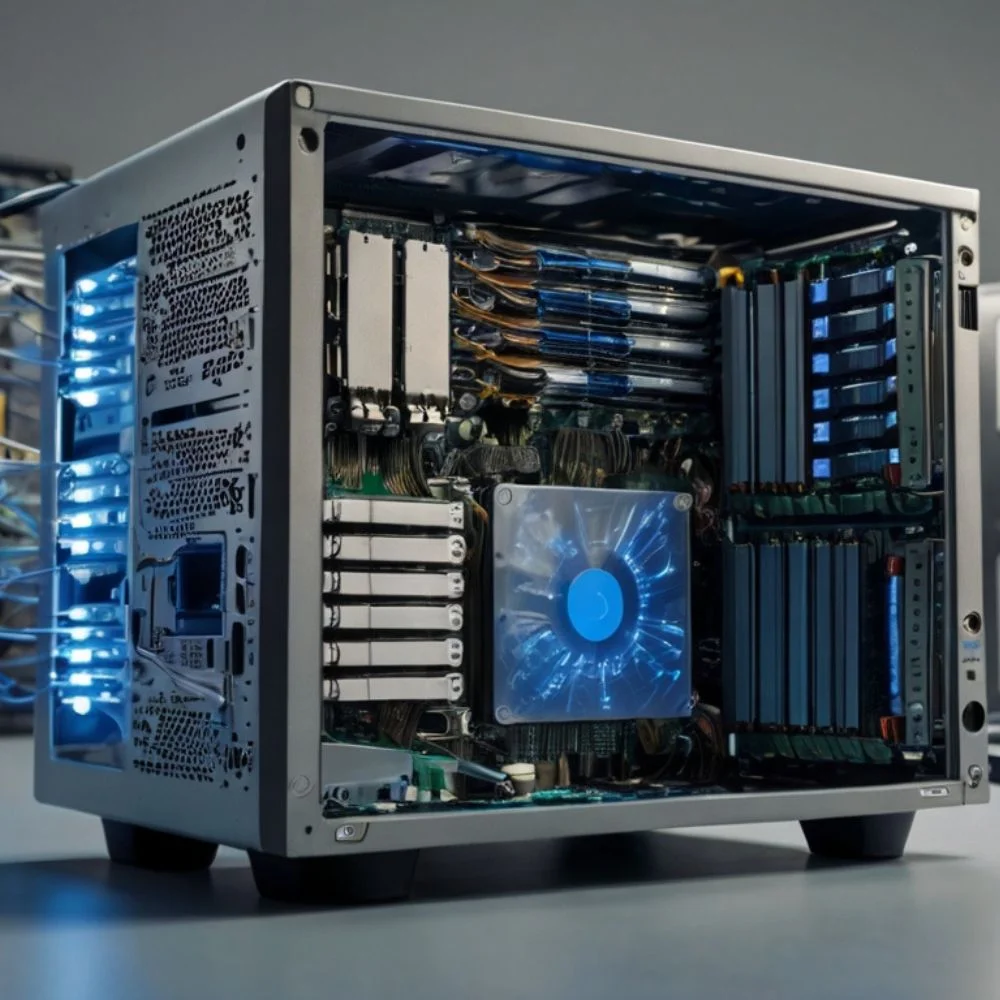 "Illustration of bare metal recovery showing full system restore from backup image