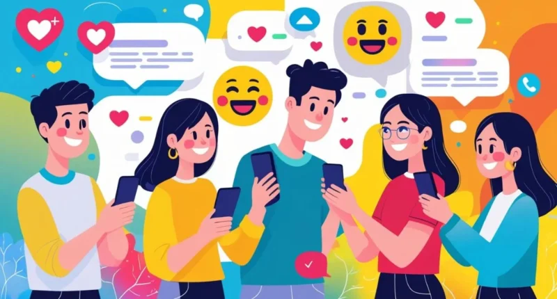 whatschat discussing on emojis