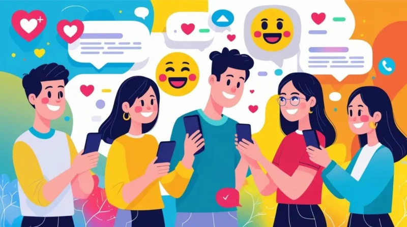 whatschat discussing on emojis