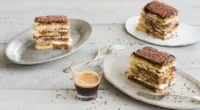 coffee and cake in plates