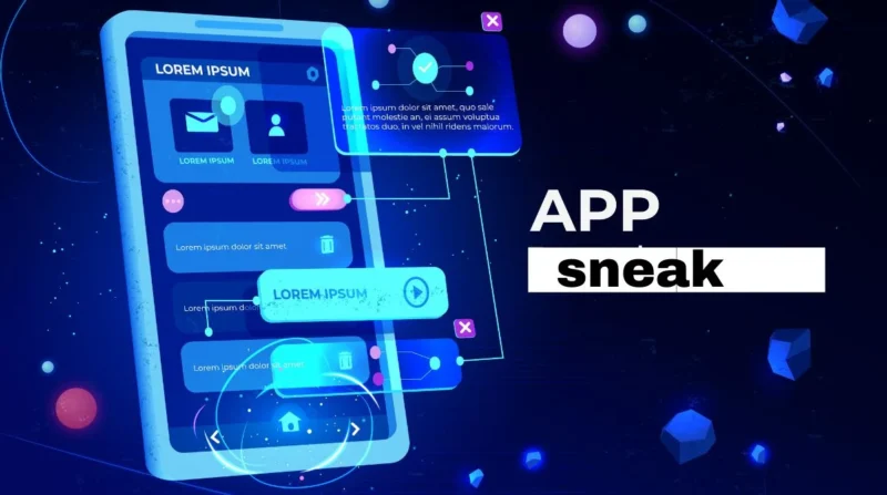 app sneak visual image