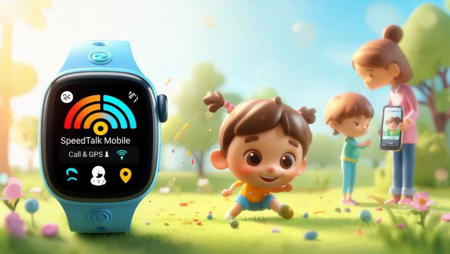 Image of speedtalk watch with cartoons