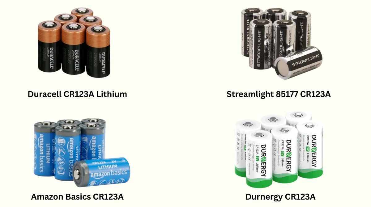 CR123 Batteries