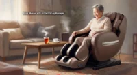 • Alt Text: Person enjoying a leg massage at home after a long day of work