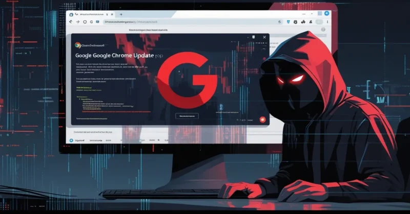 FBI warns Chrome users about fake update pop-up used to spread malware and cybersecurity threats.