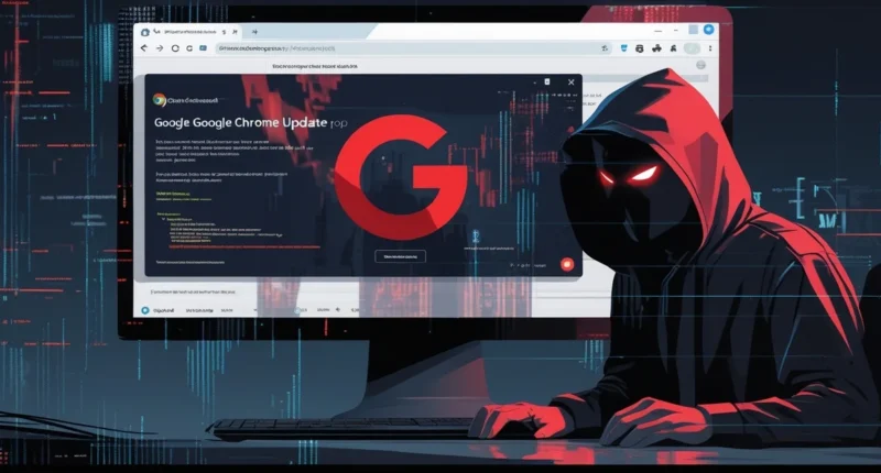 FBI warns Chrome users about fake update pop-up used to spread malware and cybersecurity threats.