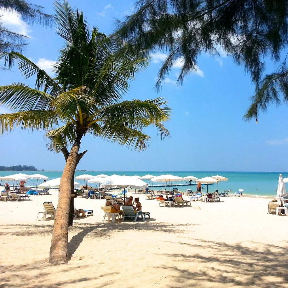 beach of Phuket, Kata, Kamala & Lesser-known Spots people are enjoying and having sun baths 