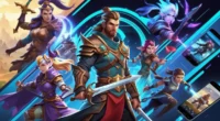 A colorful collage of RPG game characters