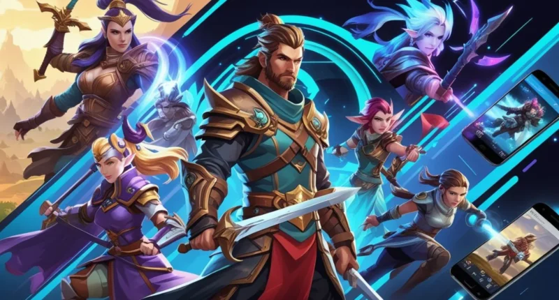 A colorful collage of RPG game characters