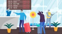 people are wating for bording at airpot