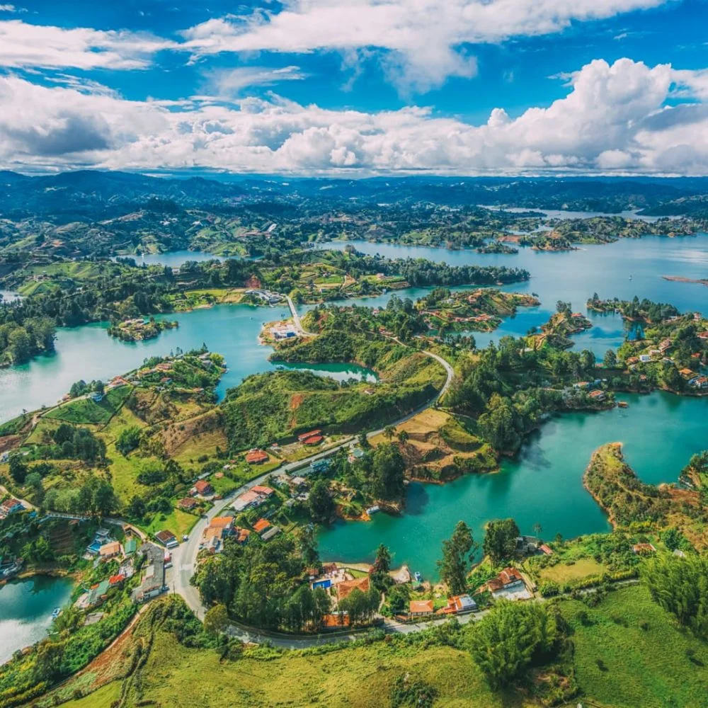 hills and sea in colombia