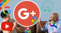 people holding google plus icon
