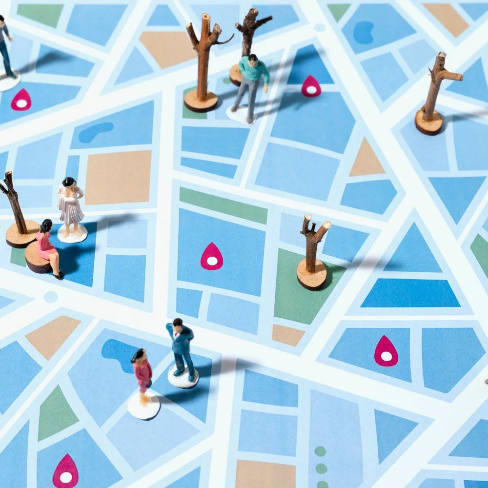 paper view style community map