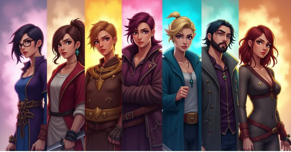 Epic Seven hero classes with unique styles