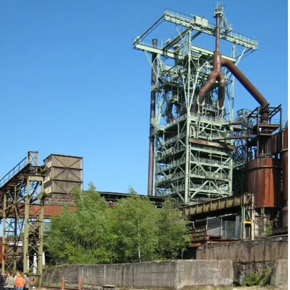  Large steel furnace at Henrichshütte Museum in Hattingen