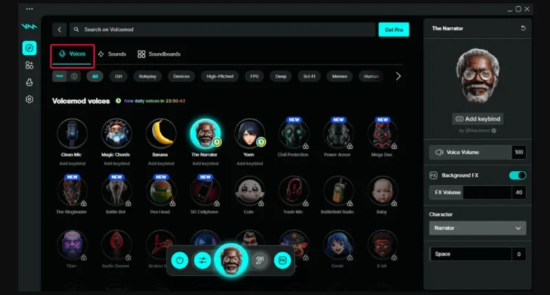 voicemod interface